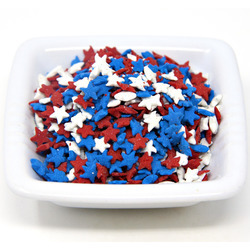 Red, White & Blue Star Shapes 5lb